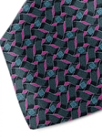 Sea Gree & Pink Sartorial Silk Tie | Italo Ferretti Ties Collection | Sam's Tailoring Fine Men Clothing