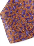Orange and Blue Sartorial Silk Tie | Italo Ferretti Ties Collection | Sam's Tailoring Fine Men Clothing
