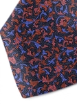 Pink, Red & Blue Sartorial Silk Tie | Italo Ferretti Ties Collection | Sam's Tailoring Fine Men Clothing