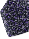 Black, White & Lavender Sartorial Silk Tie | Italo Ferretti Ties Collection | Sam's Tailoring Fine Men Clothing