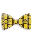 Yellow, Brown & Black Sartorial Silk Bow Tie | Bow Ties Collection | Sam's Tailoring Fine Men Clothing