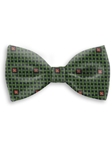 Orange, Green & navy Sartorial Silk Bow Tie | Bow Ties Collection | Sam's Tailoring Fine Men Clothing