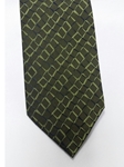Green On Green Pattern Design Silk Tie | Jane Barnes Silk Ties | Sam's Tailoring Fine Men's Clothing
