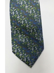 Blue With Multi Color Floral Design Silk Tie | Jane Barnes Silk Ties | Sam's Tailoring Fine Men's Clothing