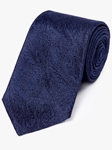 Deep Navy Paisley Pattern Woven Tie | Fine Ties Collection | Sam's Tailoring Fine Men Clothing