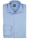 Light Blue Panama Texture Weave Dress Shirt | IKE Behar Dress Shirts | Sam's Tailoring Fine Men's Clothing
