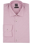 Pink Check On Diagonal Marcus Dress Shirt | IKE Behar Dress Shirts | Sam's Tailoring Fine Men's Clothing
