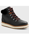 Black Nubuck Genuine Rubber Sole Women's Boot | Fine Women's Boots | Sam's Tailoring