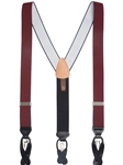 Burgundy Maddox Convertible Brace | Trafalgar Braces Collection | Sams Tailoring Fine Men Clothing
