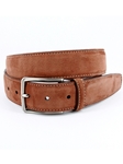 Whiskey Italian Nubuck Calfskin Men's Belt | Torino Leather Belts | Sam's Tailoring Fine Men Clothing