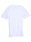 White Crew Neck Short Sleeves Cotton t-shirt | Georg Roth Crew Neck T-shirts | Sam's Tailoring Fine Men Clothing