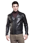 Tuscany Black Barcelona Leather Jacket | Aston Leather Jackets Collection | Sam's Tailoring Fine Men Clothing