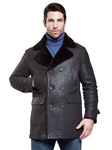 Rugged Santa Fe Ithaca Men Shearling Coat | Aston Leather Shearling Collection | Sam's Tailoring Fine Men Clothing