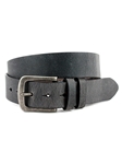 Charcoal Distressed Waxed Harness Leather Belt | Torino Leather Belts | Sam's Tailoring Fine Men Clothing