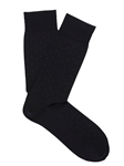 Charcoal Extra Fine Merino Pin Sock | Marcoliani Socks Collection | Sam's Tailoring Fine Men's Clothing