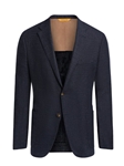 Denim Blue Silk Air Modern H-Fit Men's Jacket | Hickey Freeman Sportcoats Collection | Sam's Tailoring Fine Men Clothing