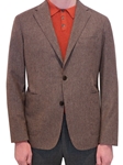 Warm Stone Check 120 Year Celebration Jacket | Hickey Freeman Sportcoats Collection | Sam's Tailoring Fine Men Clothing