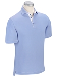 Marina Blue XH2O Mini Feed Stripe Polo Shirt | Bobby Jones Polos Collection | Sams Tailoring Fine Men's Clothing