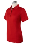 Cambridge Red Taylor Performance Short Sleeve Women Polo | Bobby Jones Women's Polos | Sam's Tailoring Fine Women's Clothing
