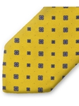 Yellow And Grey Sartorial Silk Tie | Italo Ferretti Ties | Sam's Tailoring Fine Men's Clothing