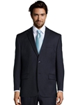 Navy Wool Plain Notch Lapel Suit Jacket | Palm Beach Wool Collection | Sam's Tailoring Fine Men Clothing
