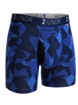 Blue Camo Swing Shift 6 Inch Boxer Brief | 2Undr Boxer Brief | Sam's Tailoring Fine Men Clothing