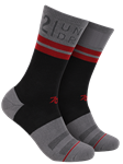 Black/Grey/Maroon Sport Crew Sock | 2Undr Accessories | Sam's Tailoring Fine Men's Clothing
