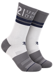 White/Grey/Navy Sport Crew Sock | 2Undr Accessories | Sam's Tailoring Fine Men's Clothing