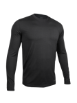 Black Long Sleeve Crew Neck Tee | 2Undr Men Tee Shirts | Sam's Tailoring Fine Men's Clothing