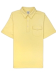 April Yellow Flap Pocket Comfort Pique Palms Polo | Vastrm Polo Shirts | Sam's Tailoring Fine Men Clothing