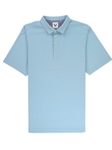 Light Blue Lightweight Pique Short Collar Cypress Polo | Vastrm Polo Shirts | Sam's Tailoring Fine Men Clothing