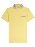 Soft Yellow Comfort Pique Dress Collar Carnegie Polo | Vastrm Polo Shirts | Sam's Tailoring Fine Men Clothing