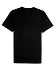Black Jersey Fabric Short Sleeve Crew Neck Tee | Vastrm Tees Collection | Sam's Tailoring Fine Men Clothing