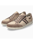Warm Grey Smooth Leather Zipper Fastener Men's Shoe| Mephisto Casual Shoes Collection | Sam's Tailoring Fine Men's Clothing
