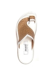 Sand/White Torre Lizard & Nappa Men's Sandal | Mauri Men's Sandals | Sam's Tailoring Fine Men's Shoes