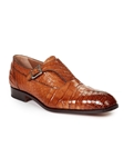 Brandy II Brunei Alligator Monk Strap Shoe | Mauri Monk Strap Shoes | Sam's Tailoring Fine Men's Shoes