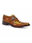 Corn/Yellow Pepper Piermarini Monk Strap Shoe | Mauri Monk Strap Shoes | Sam's Tailoring Fine Men's Shoes