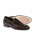 Olive Bramante Crocodile & Alligator Tassel Loafer | Mauri Men's Loafers | Sam's Tailoring Fine Men's Clothing