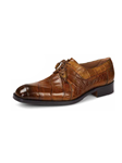 Olive/Green Bagutta Alligator Men's Derby Shoe | Mauri Dress Shoes | Sam's Tailoring Fine Men's Shoes
