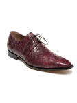 Ruby Red/ Gray Body Alligator Dress Shoe | Mauri Dress Shoes | Sam's Tailoring Fine Men's Shoes