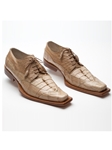 Champagne Ostrich/ Crocodile/ Hornback Dress Shoe | Mauri Dress Shoes | Sam's Tailoring Fine Men's Shoes