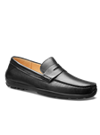 Black Tumbled Full Grain Leather Black Sole Shoe | Samuel Hubbard Shoes | Sam's Tailoring Fine Men Clothing