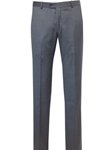 Grey Flat Front Rain System Wool Trouser | Hickey Freeman Pants | Sam's Tailoring Fine Men Clothing