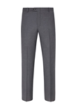 Iron Grey Flat Front Infinity Flannel Trouser | Hickey Freeman Pants | Sam's Tailoring Fine Men Clothing