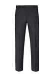Coal Grey Flat Front Infinity Flannel Trouser | Hickey Freeman Pants | Sam's Tailoring Fine Men Clothing