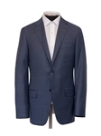 Slate Blue Glen Plaid Tasmanian Stretch Suit | Hickey Freeman Suits | Sam's Tailoring Fine Men Clothing