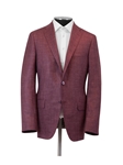 Berry Silk Cashmere Linen Fully Lined Jacket | Hickey Freeman Sport Coat | Sam's Tailoring Fine Men Clothing