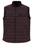 Burgundy Water Repellent Lightweight Puffer Vest | Stone Rose Vests | Sams Tailoring Fine Men Clothing