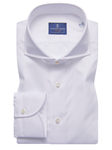 Classic White Cutaway Collar Luxury Shirt | Casual Shirts Collection | Sam's Tailoring Fine Men's Clothing