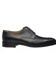 Black French Calf Leather Mens Dress Shoe | Ferrini Dress Shoes | Sam's Tailoring Fine Men Clothing